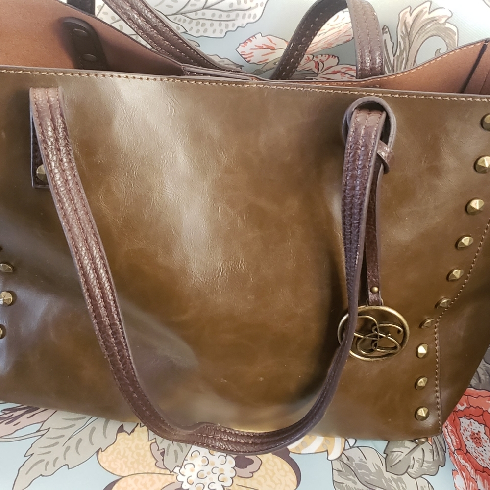 Olive green tote